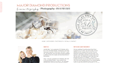 Desktop Screenshot of majordiamondproductions.com